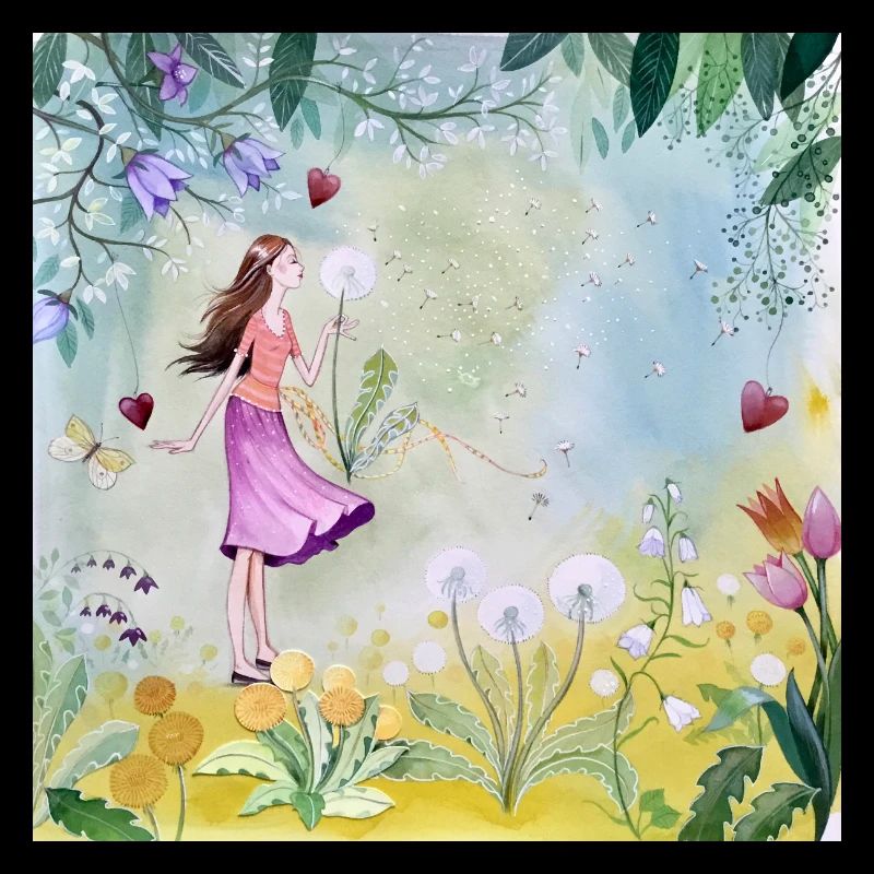 Elfe au royaume des fleurs