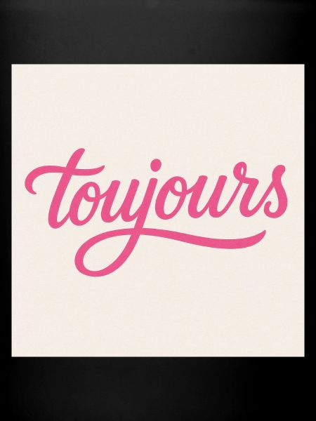 Toujours Pink Script