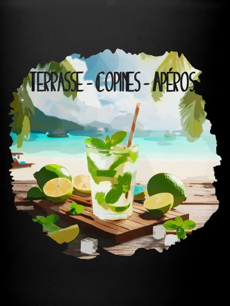 Cocktail tropical pour terrasse