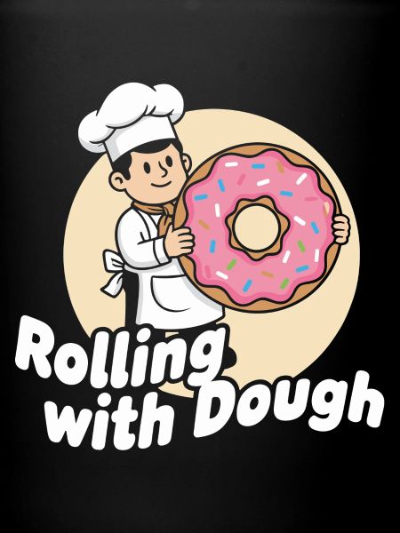 Dessin animé Donut Baker