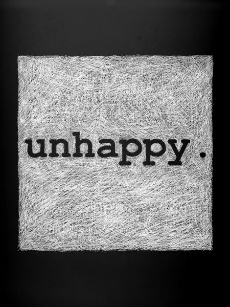 unhappy - White version
