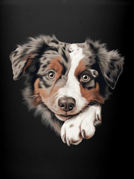 Playful Pooch Portrait
