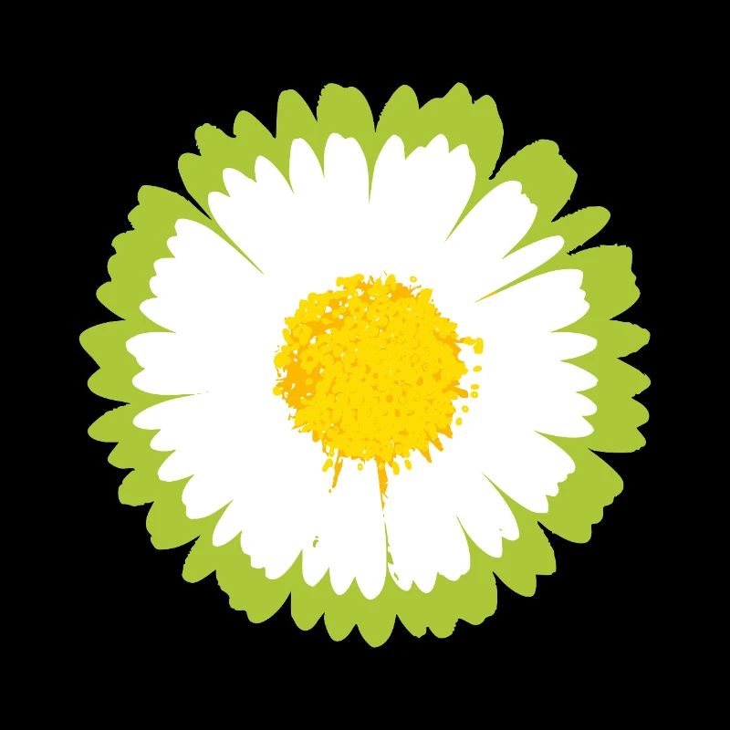 Fleur pop de marguerite ensoleillée