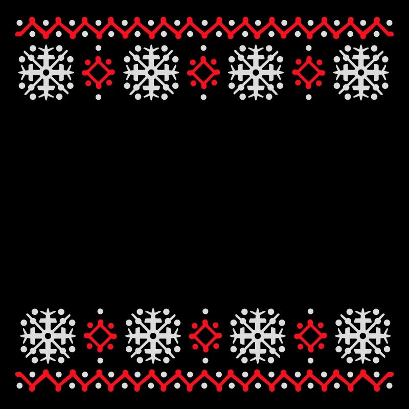 pull moche motif de Noël flocons de neige cool