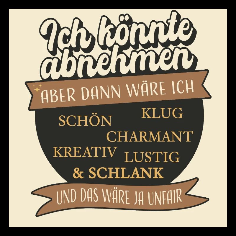 Je pourrais perdre du poids, mais ce serait injuste