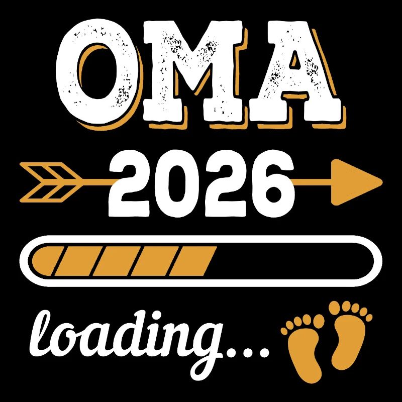 Oma 2026 Loading Zukünftige Großmutter Geschenk