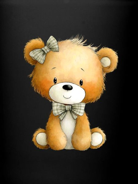 seated teddy bear