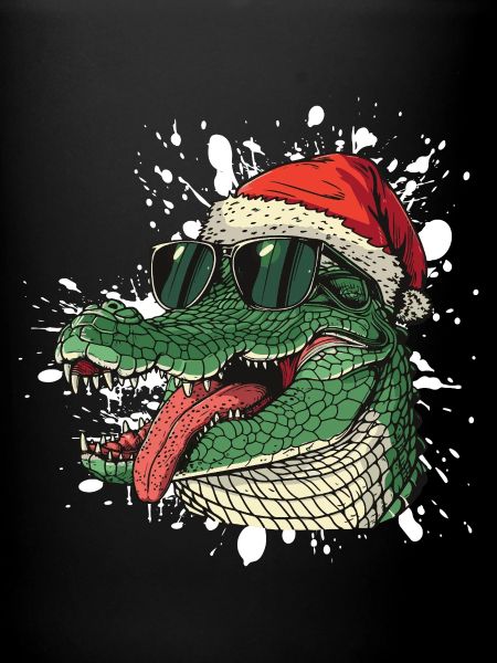 Alligator Noël drôle
