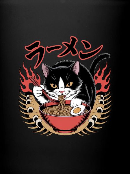 Ramen Cat - Food Lover Design