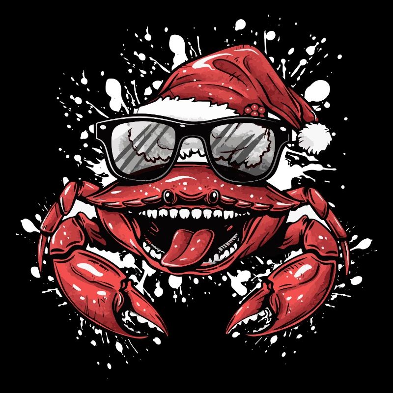 Crab Crab Christmas Funny