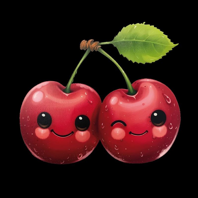 Kirschen mit Gesicht