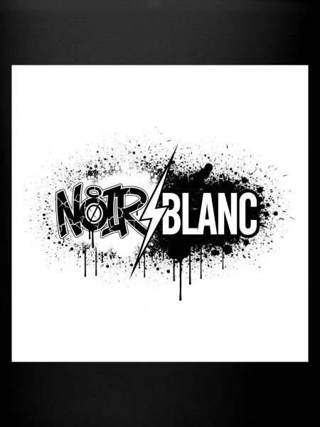 Nord Blanc Graffiti Éclair