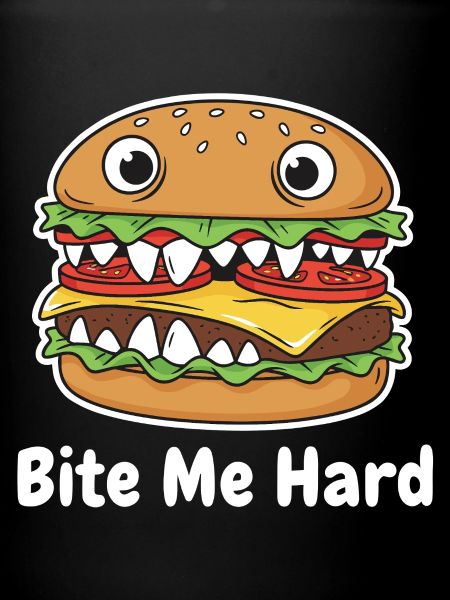 Me Hard Cartoon Burger