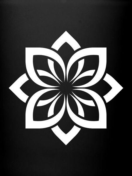 Mandala Fleur Blanche Chogan