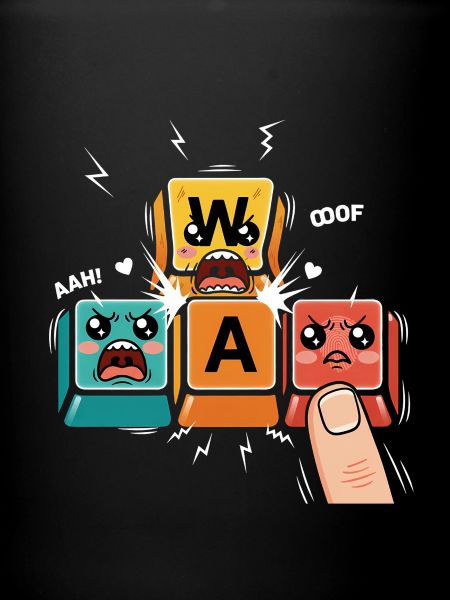 WASD Gamer Kawaii