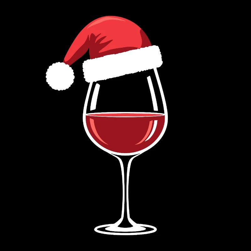Frohe Weihnachten Weinglas Weinnachten