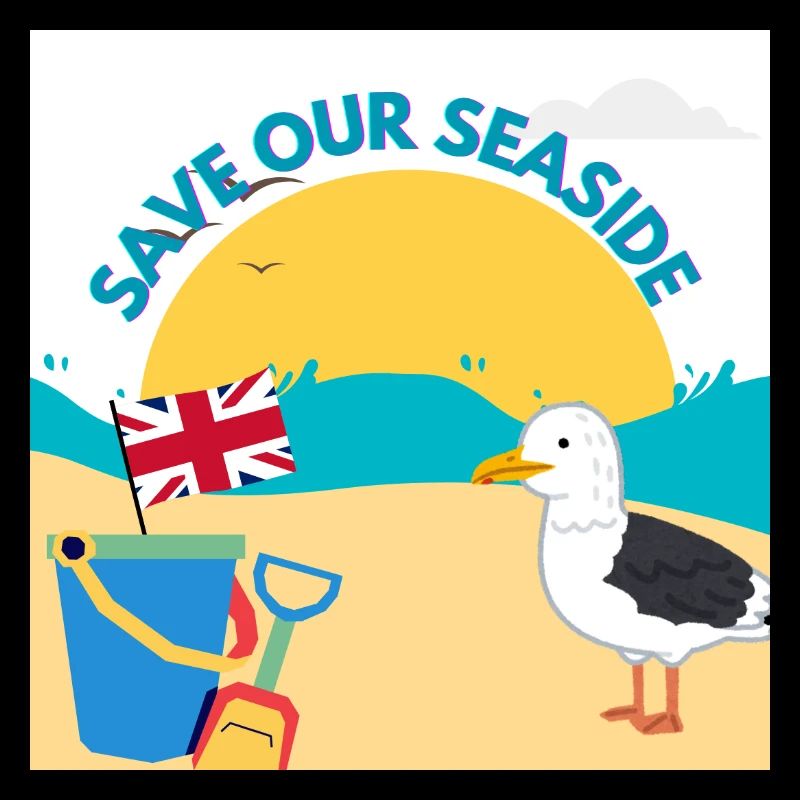 Save Our Seaside Illustration