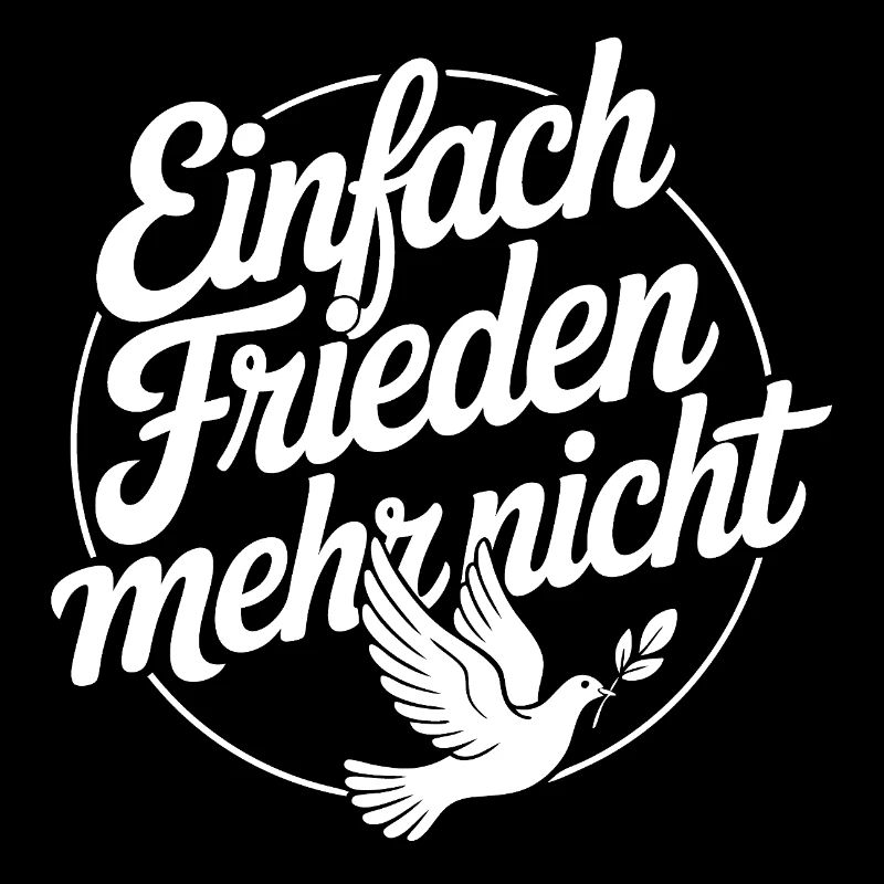 Friedensbotschaft mit Friedenstaube | Peace Design