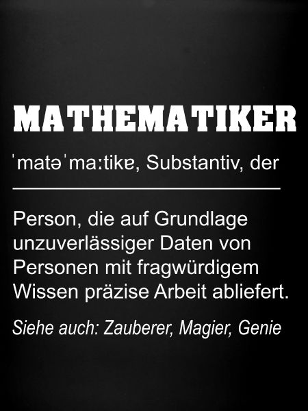 Définition du mathématicien