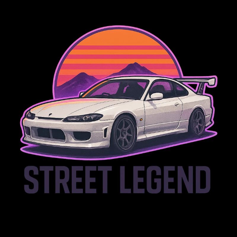 Légende de la route Sunset Drift