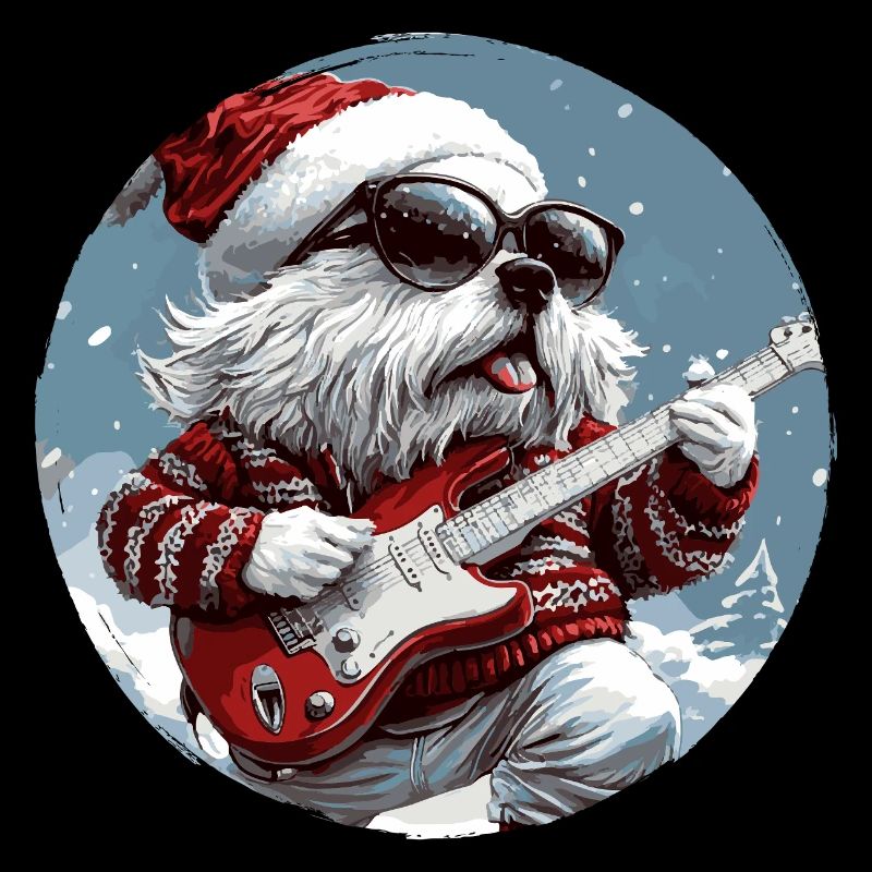 Guitare de Noël Kangal Dog