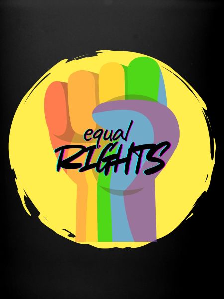 Regenbogenfaust Pride Gleichberechtigung