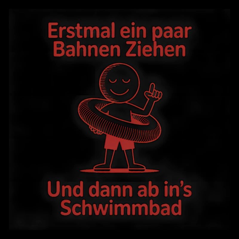 Erstmal ein paar Bahnen ziehen - und danach ab in'