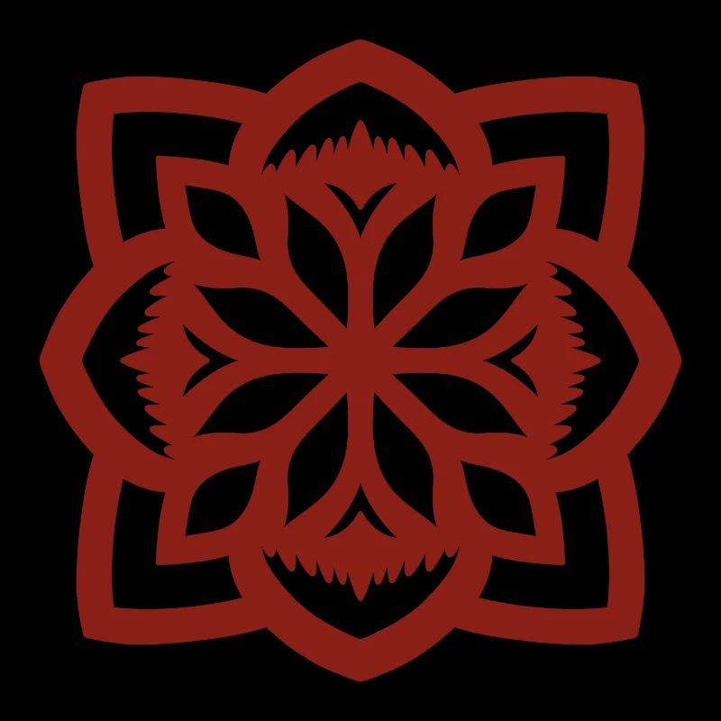 Chinesischer Blumenpapierschnitt