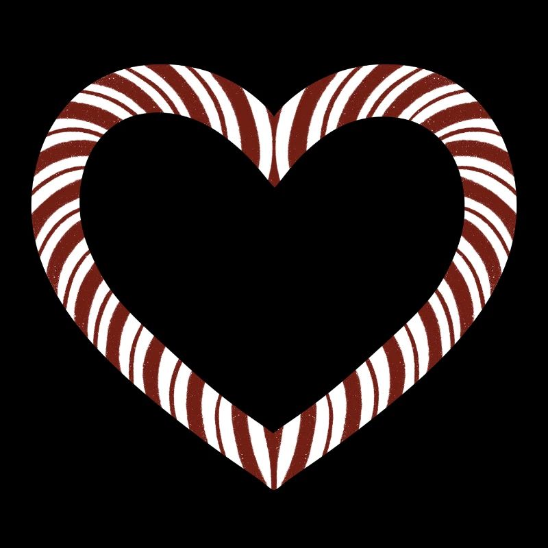 Candy Cane Heart