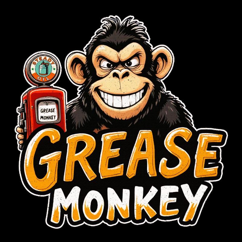 GreaseMonkey Grinning Mechanic