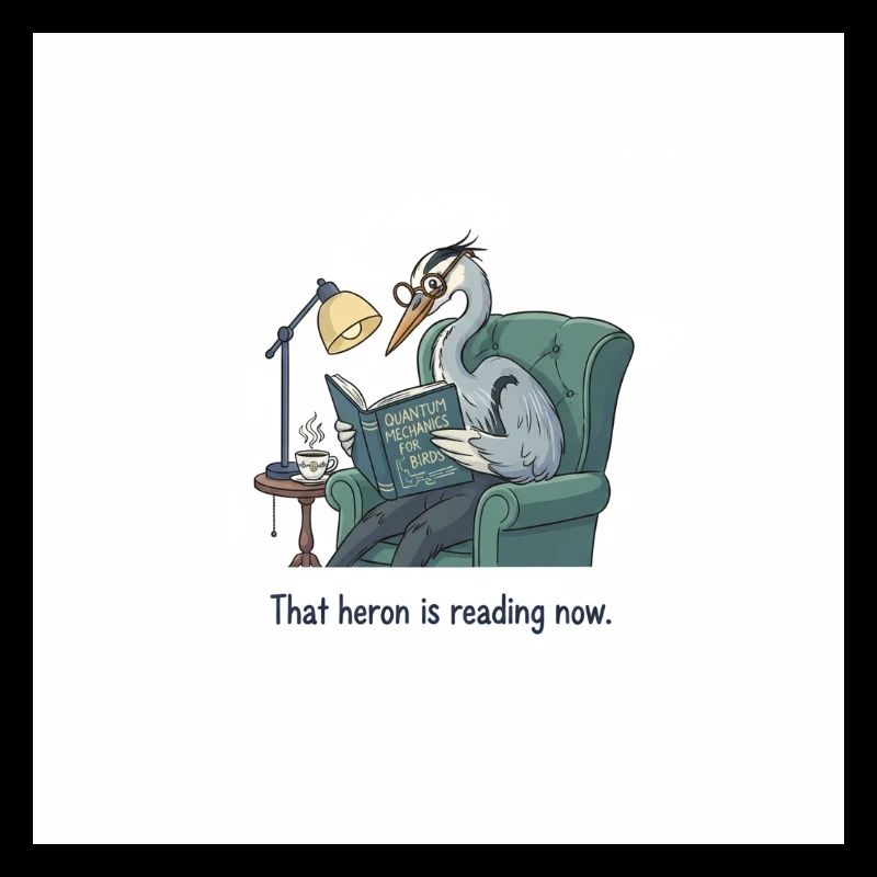 Quantenvogel-Lesen im Sessel