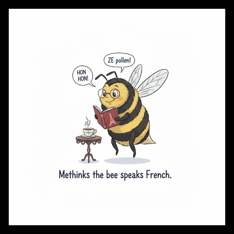 Bee lernt Französisch: Méthinks