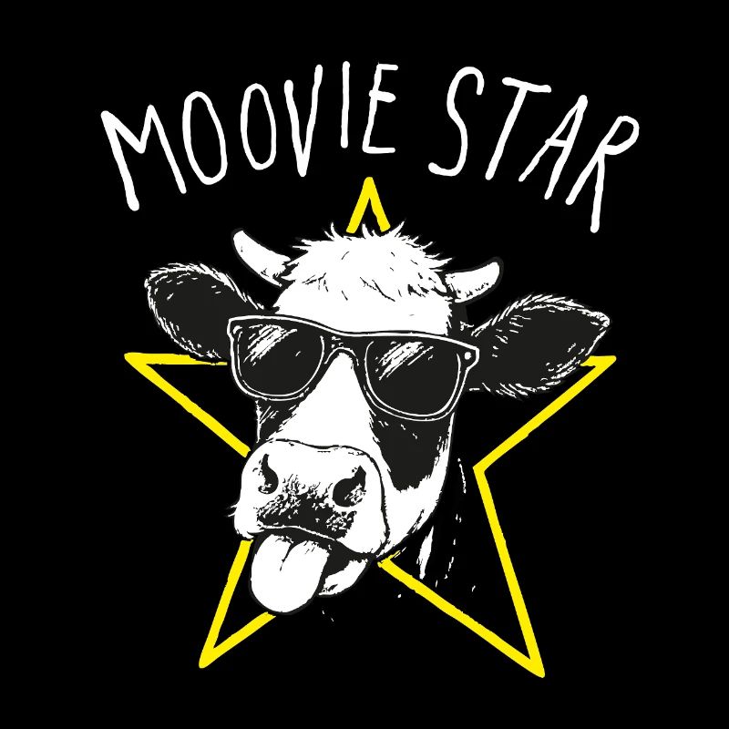 Moovie Star – Jeu de mots drôle de vache Moviestar