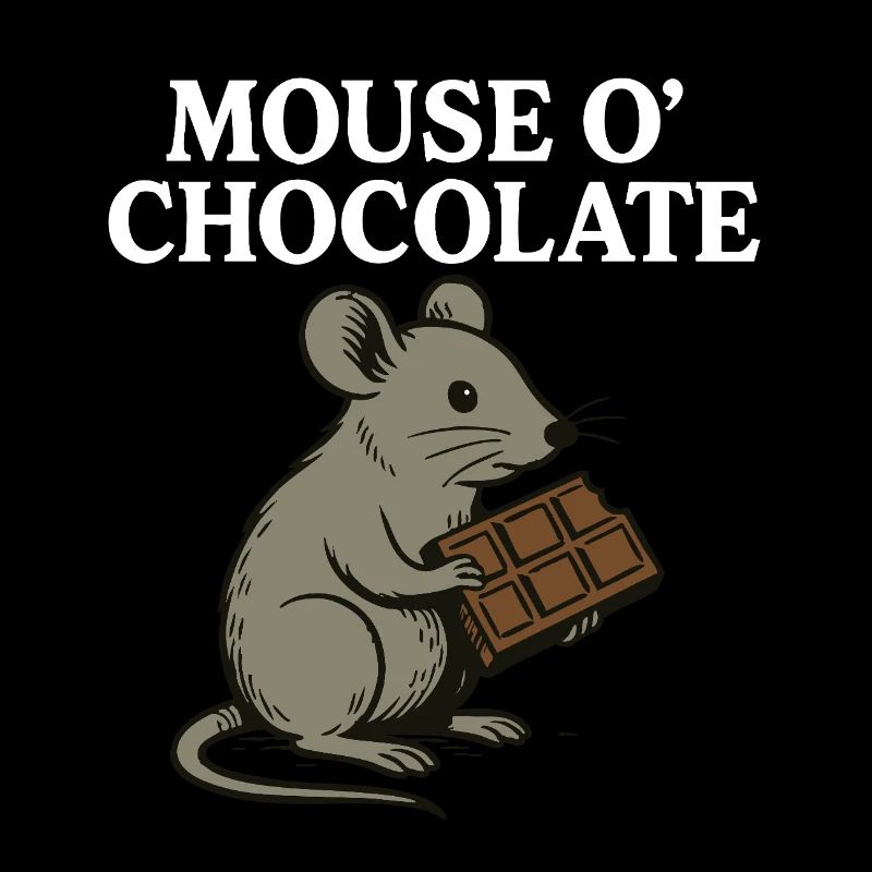 Mouse o'Chocolate Funny Pun Mouse