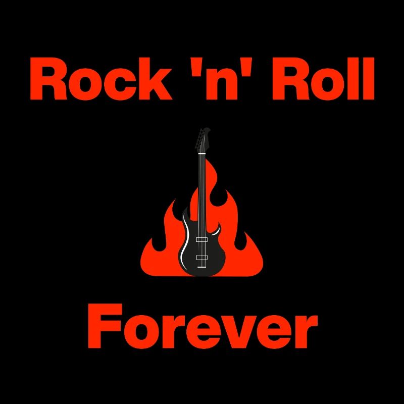 Rock ’n’ Roll Forever – Burning Guitar, Rockmusik