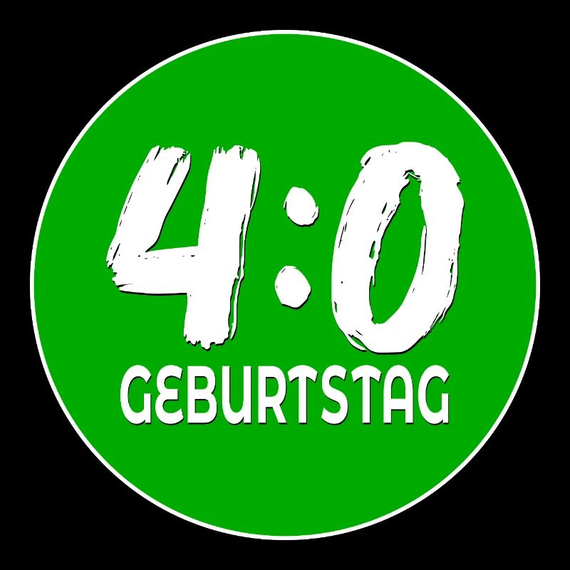 Fußball Vierzig 40. Geburtstag