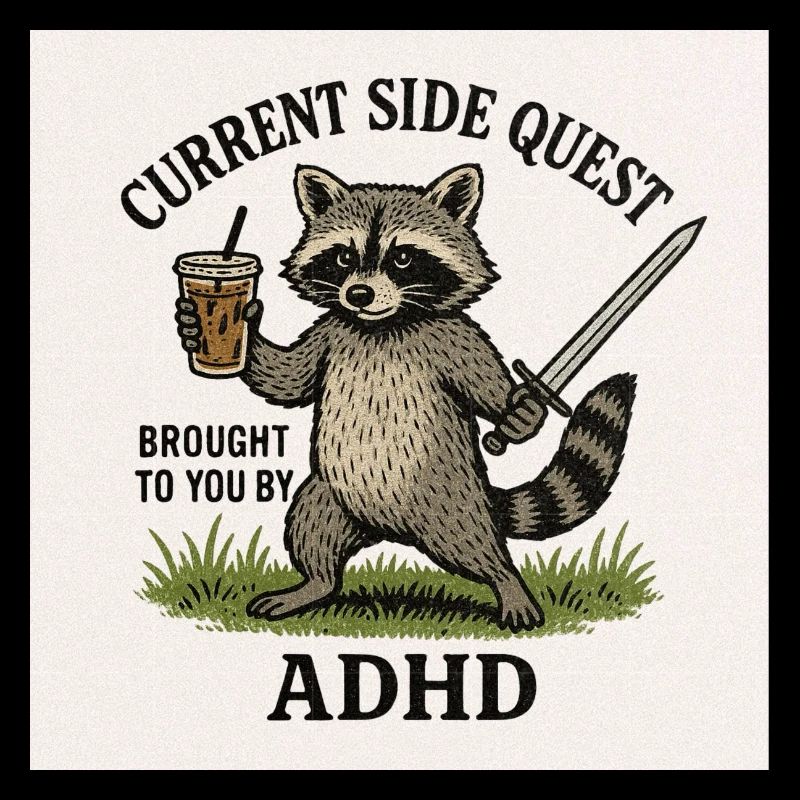 Raccoon Side Quest ADHD