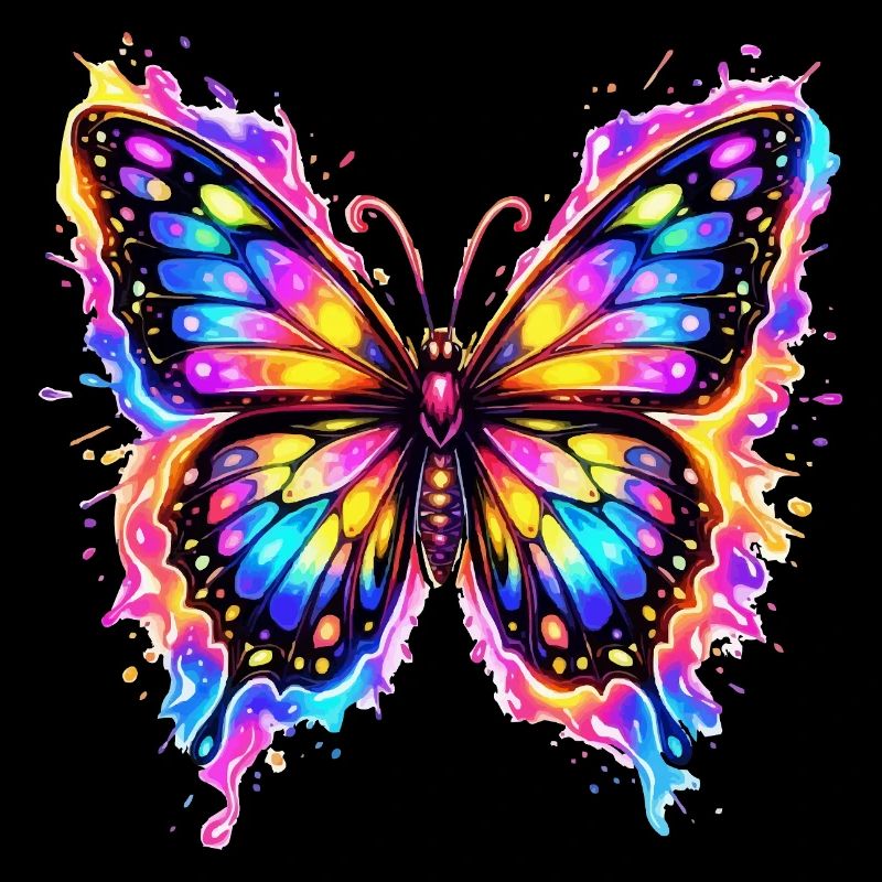 Schmetterling Neon 