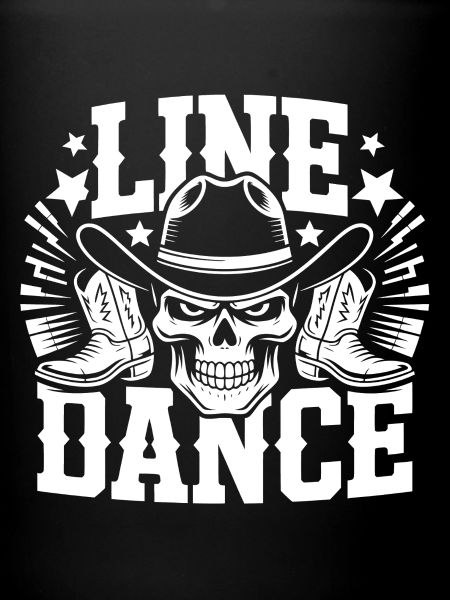 Line Dance Skull Western