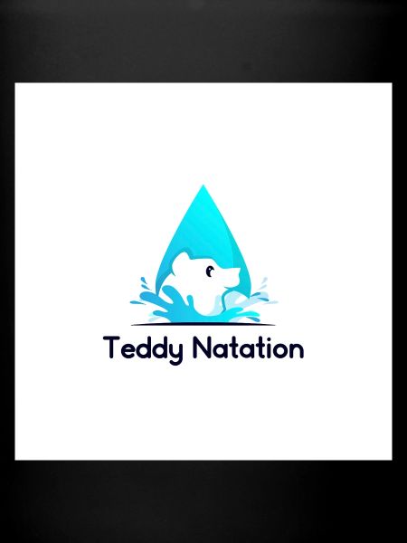 Teddy Natation Ourson et Vague