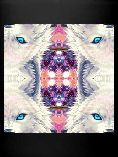 Arctic Wolves Kaleidoscope