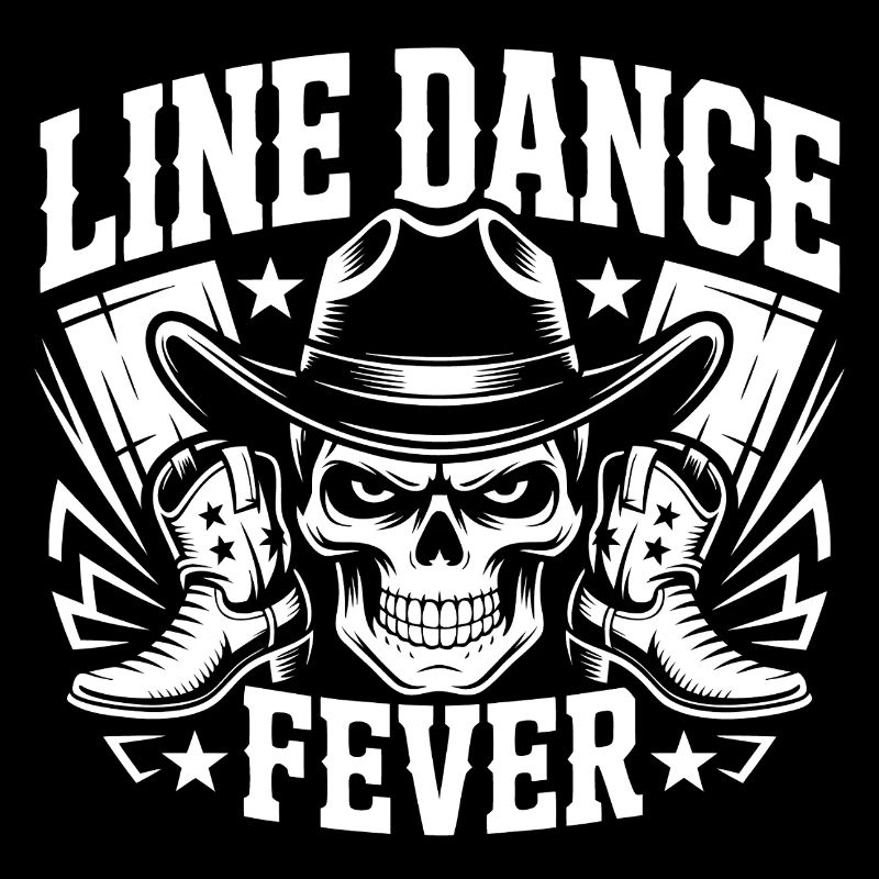 Line Dance Fever Schädel