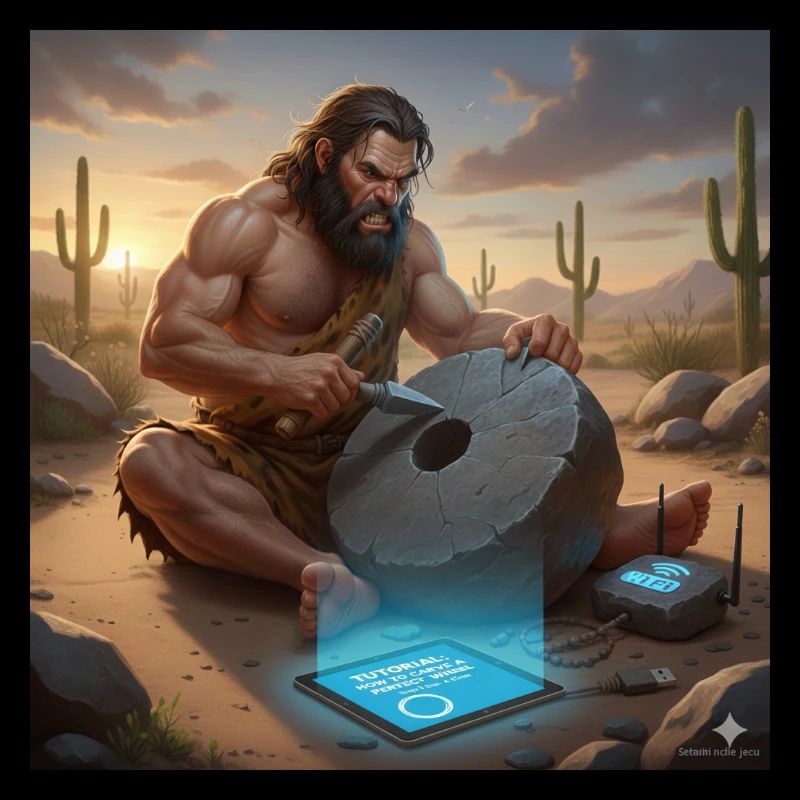 Caveman Tech Support - The First Tutorial