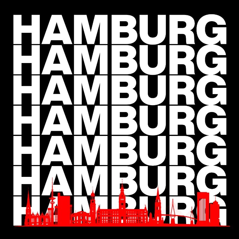 HAMBURG SKYLINE SILHOUETTE!