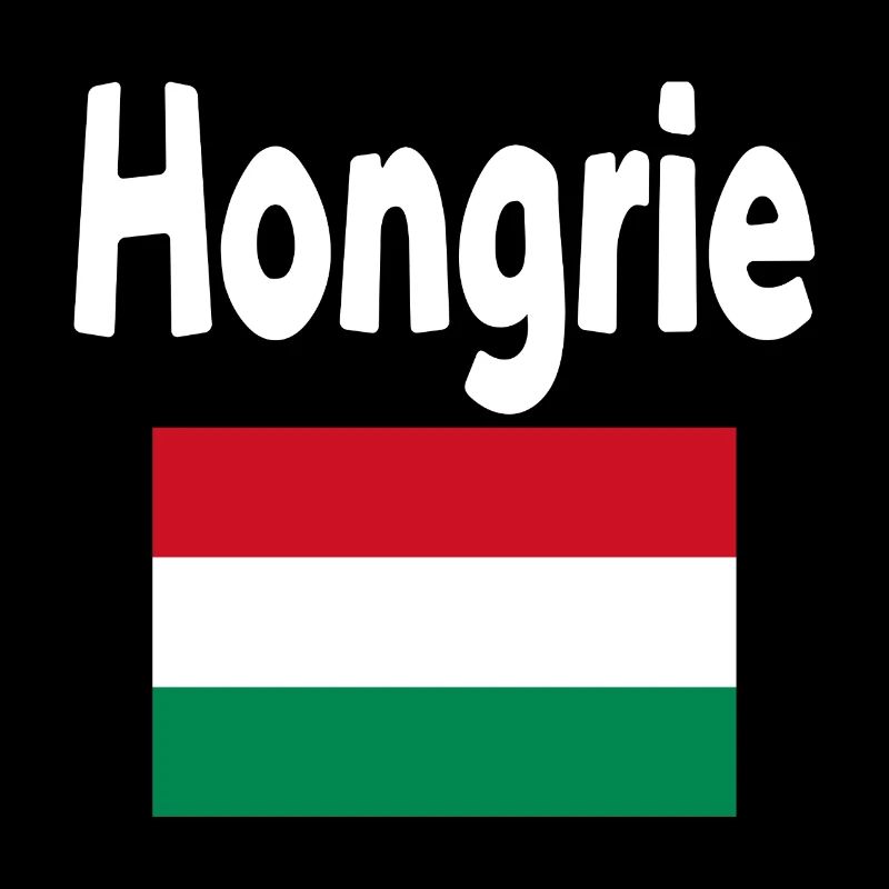 Hongrie Drapeau et mot Hongrie