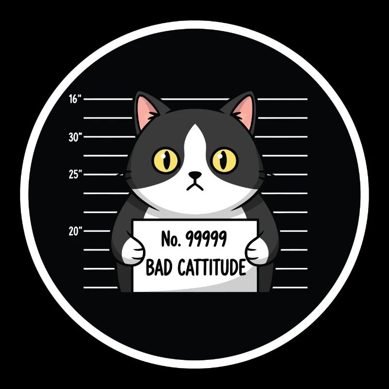 Photo d’identité du chat Bad Cattitude