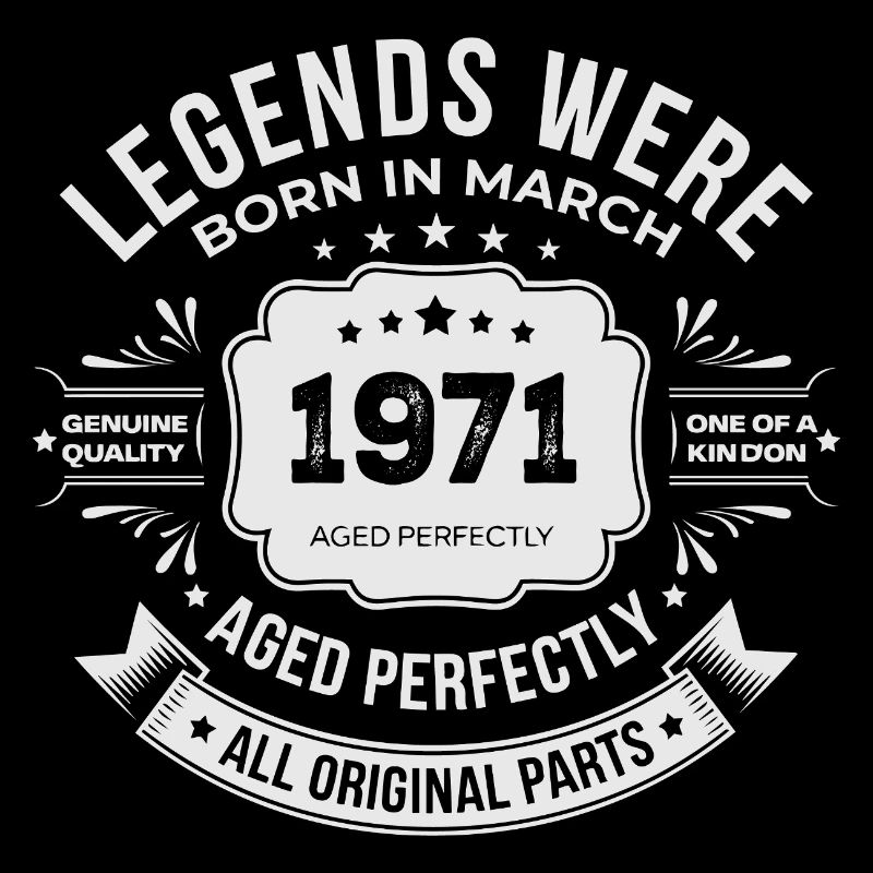 March 1971 Birthday 1971 Legends Mars