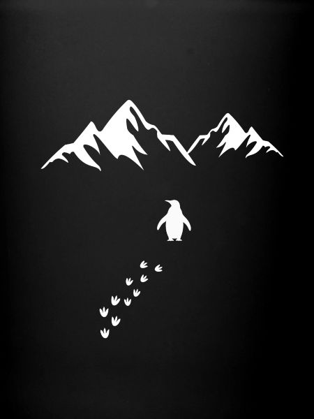 Pingouin solitaire seul
