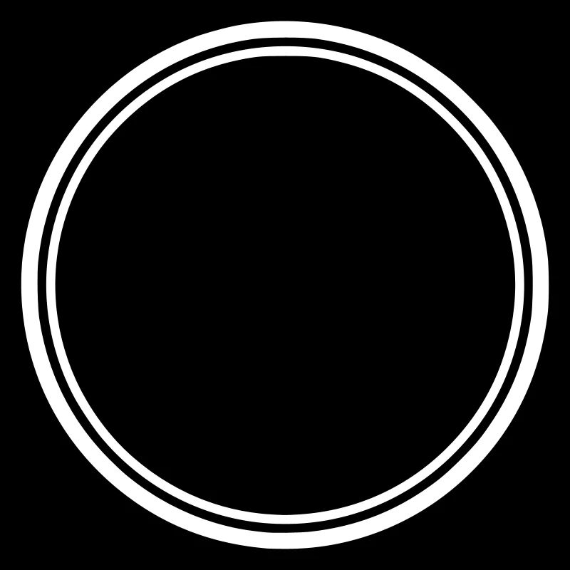 Circle Frame Outline Logo