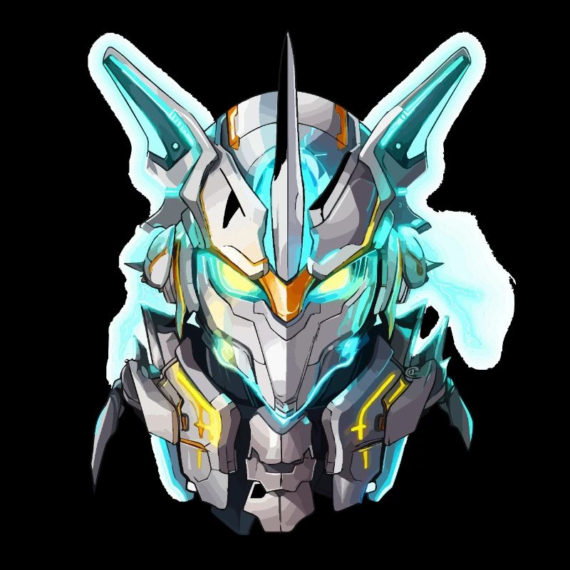 Energiekern Helm Neonstahl